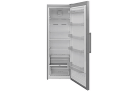 60cm Freestanding 186cm Tall Larder Fridge Real Stainless Steel