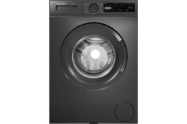 NordMende 8kg Washing Machine 1200 Spin A Rated Dark Inox