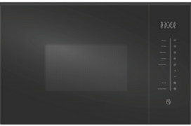 25L Built In Microwave + Grill Black Glass