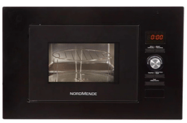 20L Built In Microwave + Grill Black