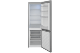 54cm Freestanding 170cm Low Frost Fridge Freezer Stainless Steel Look