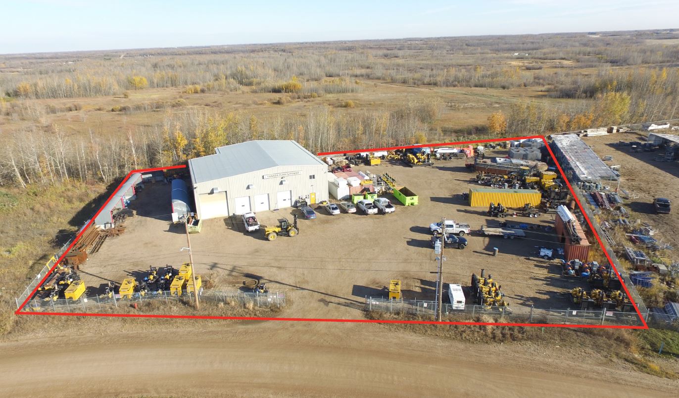 Freestanding Industrial Building for rent lease in Redwater, AB