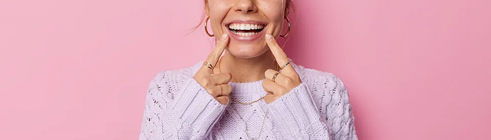 young woman smiling