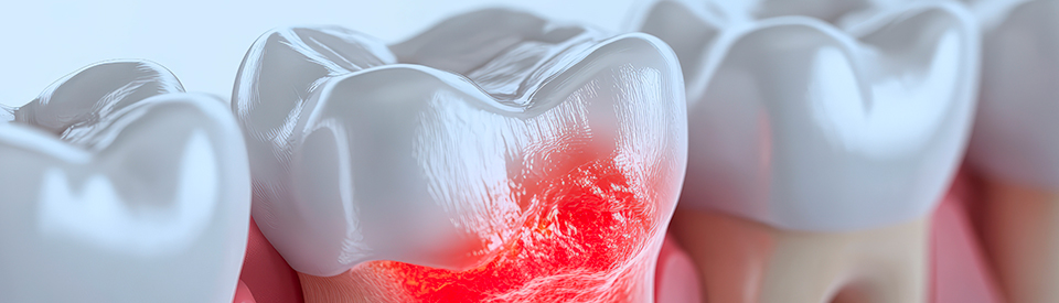 Close Up Of Absessed Tooth