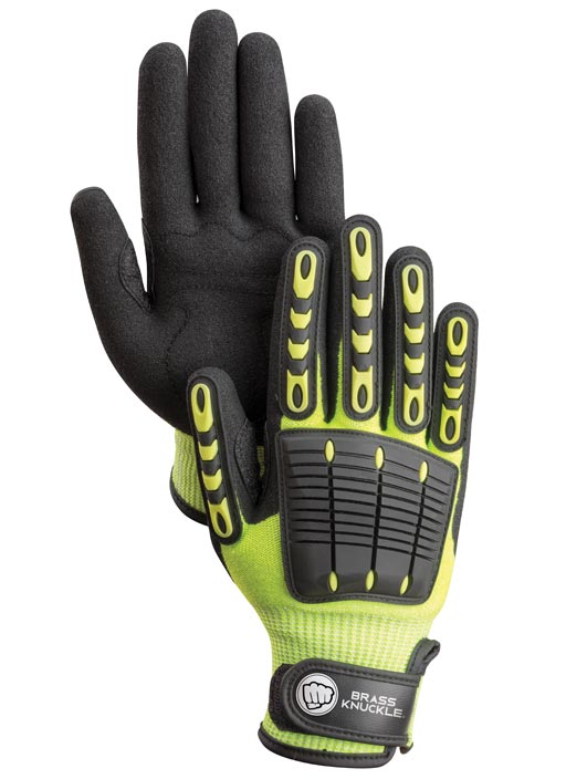 Grip Work Gloves Tpr Knuckle On Back For Imapct Protection - Temu