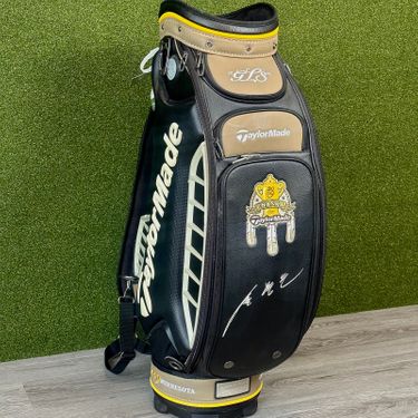 TaylorMade Tour Staff Bag - 2009 PGA Championship - Black/Gray - Signed by Y.E. Yang