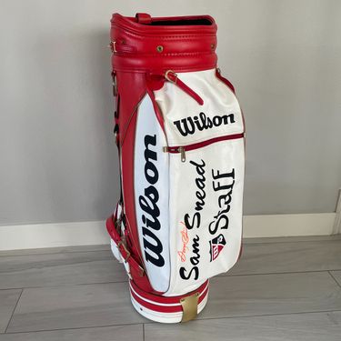 Sam Snead Signed Personal Wilson Staff Bag - COA - RH Sikes Collection
