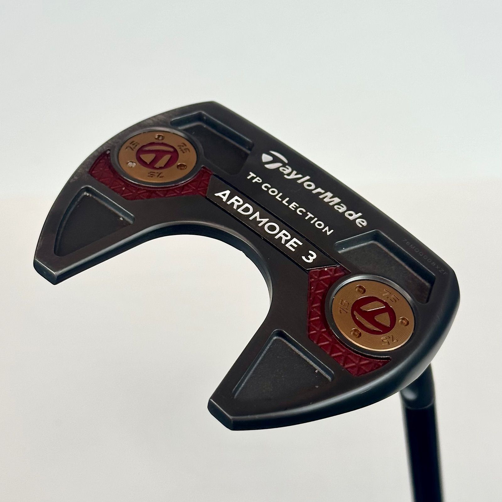 TaylorMade TP Collection Ardmore 3 Black Putter - Med Slant - TM Black  Steel Shaft -35