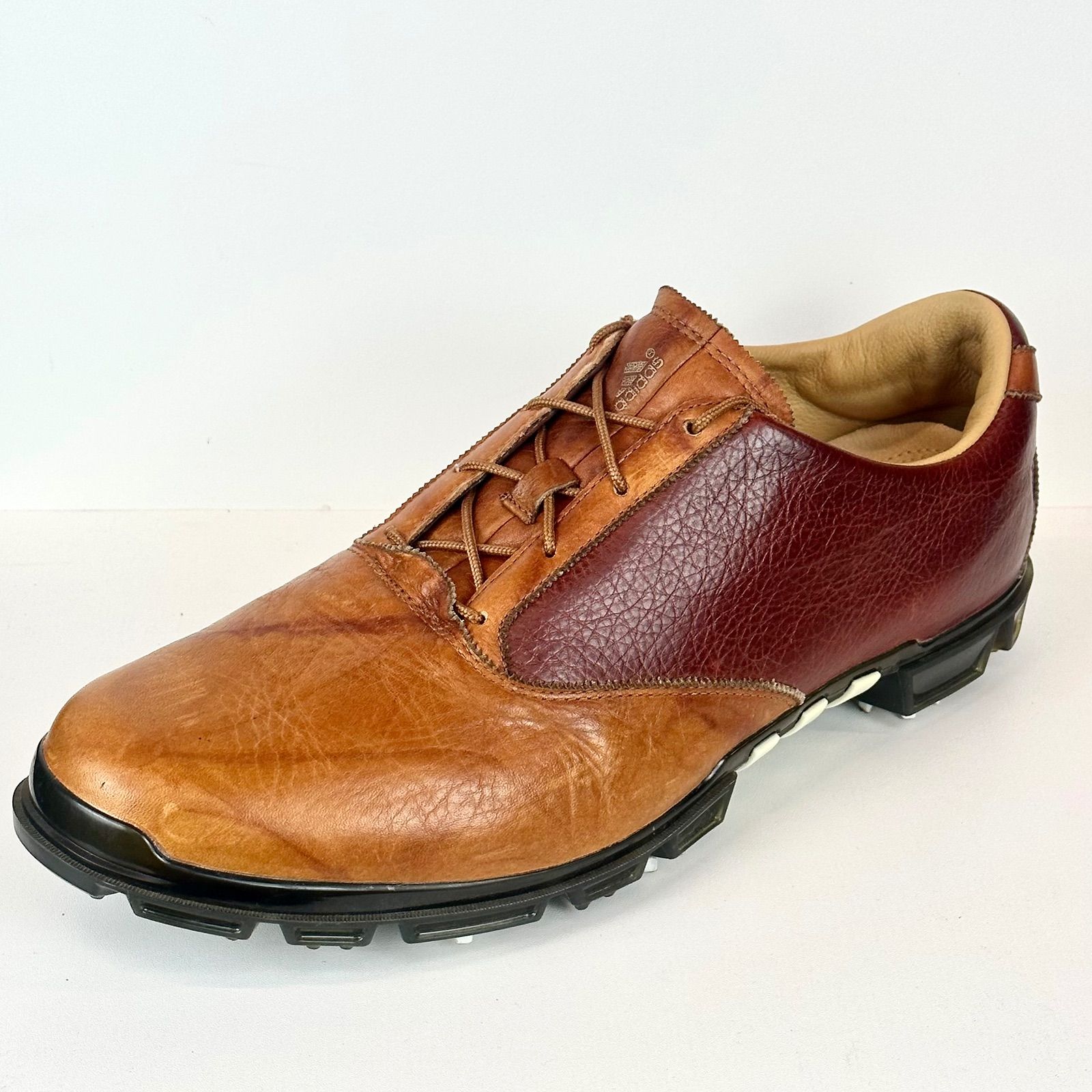 Adidas adipure golf shoes brown hotsell