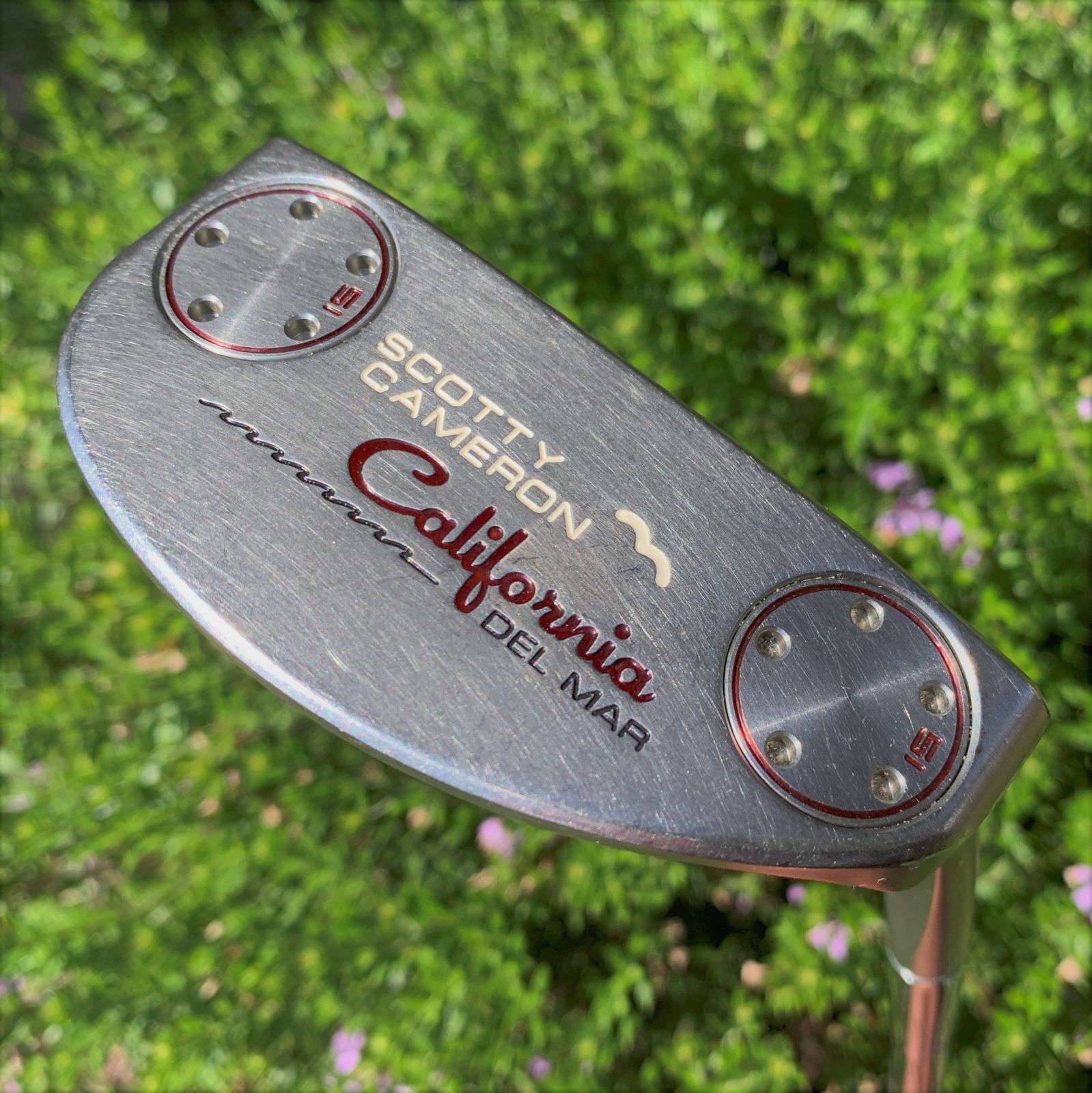 Scotty Cameron 2011 CA Del Mar Classic Putter - SC Red Pistol Grip