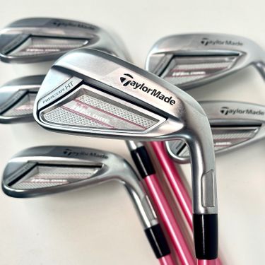 TaylorMade M Gloire Ladies Irons 7-PW+AW/SW - Pink Graphite GD Tour AD AD-50 L Flex