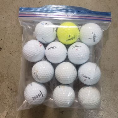 One dozen Titleist golf balls