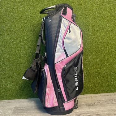 Aspire Ladies Golf Bag (6-Way) - Pink, Black, and White - Great Condition!