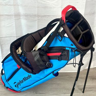 TaylorMade FlexTech Lite Stand Bag - Blue/White/Red - 4-Way Divider
