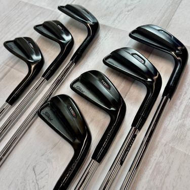 HOT DEAL! Titleist 2021 T100S Forged Black Irons 4-PW - DG 95 S300 Stiff Shafts - IOMIC Grips