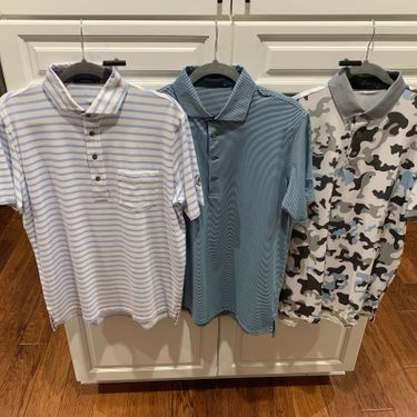 Greyson - 3 Medium Lightweight Polos - CM/TLSTR/WHSTR - Excellent!