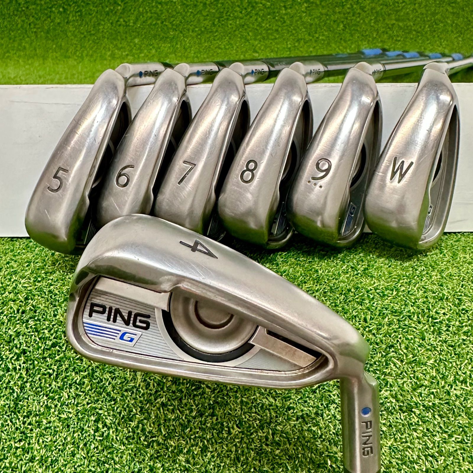 Ping 2016 G Irons (4-W) - CFS Tour 70 R Shafts - Blue Dot – Golfstix