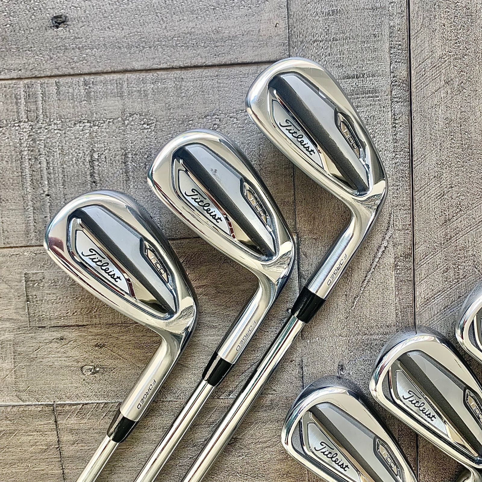 Titleist T100 Iron Set 4-PW - True Temper S300 AMT Tour White