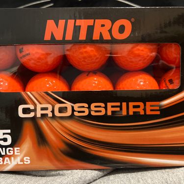 Nitro Crossfire 45 orange golf balls 