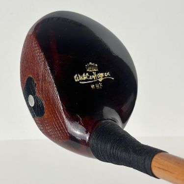 Walter Hagen Driver REG. 108 - Fancy Face - Hickory - Vintage 1920's - Reset For Play