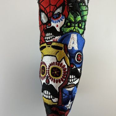 New Sugar Skull Golf Avengers Team Up Blade Putter Head Cover SSG Marvel 910310