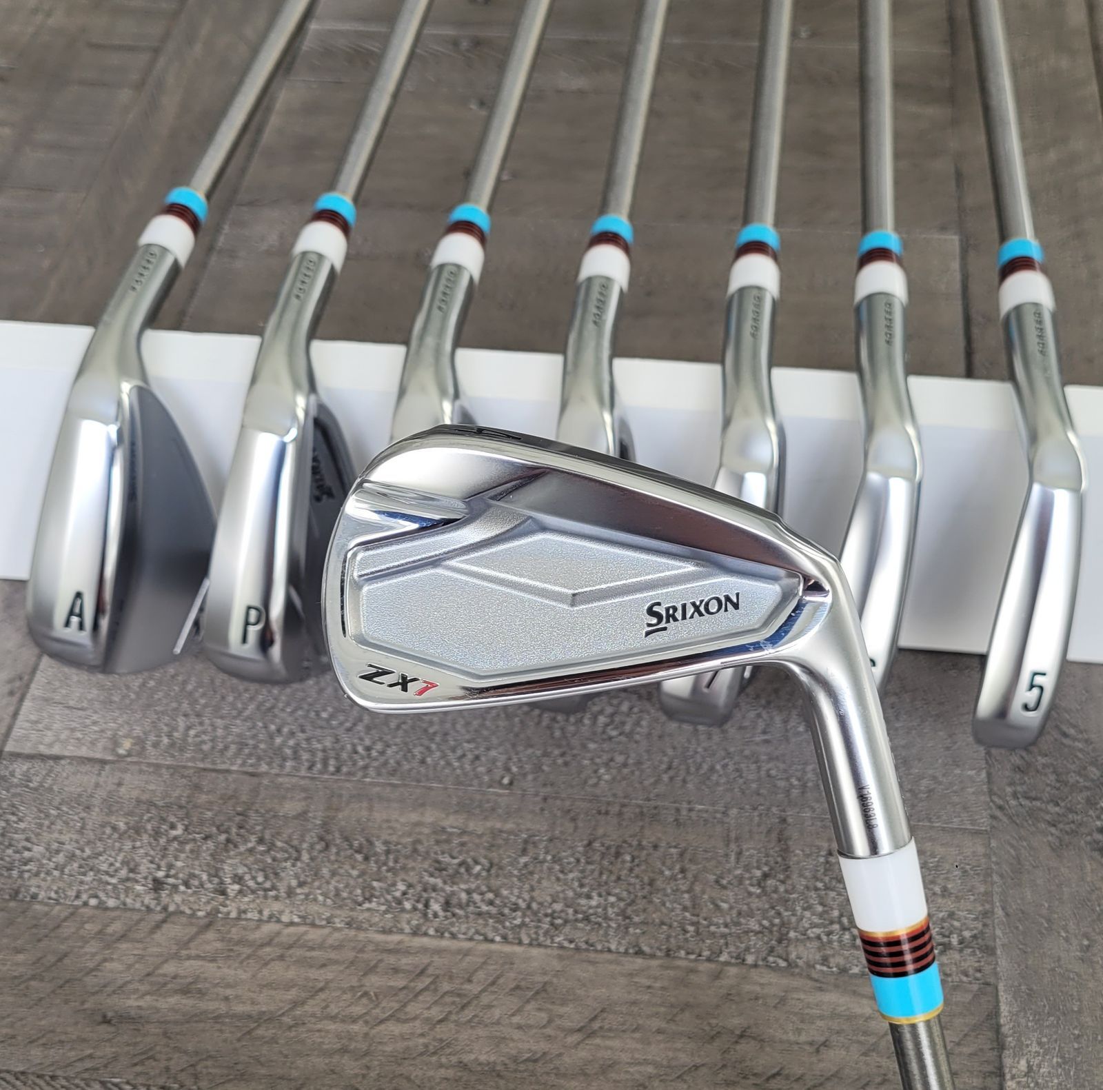 Srixon 2021 ZX7 Irons 4-AW - Aerotech SteelFiber i95 w Custom BB&F 