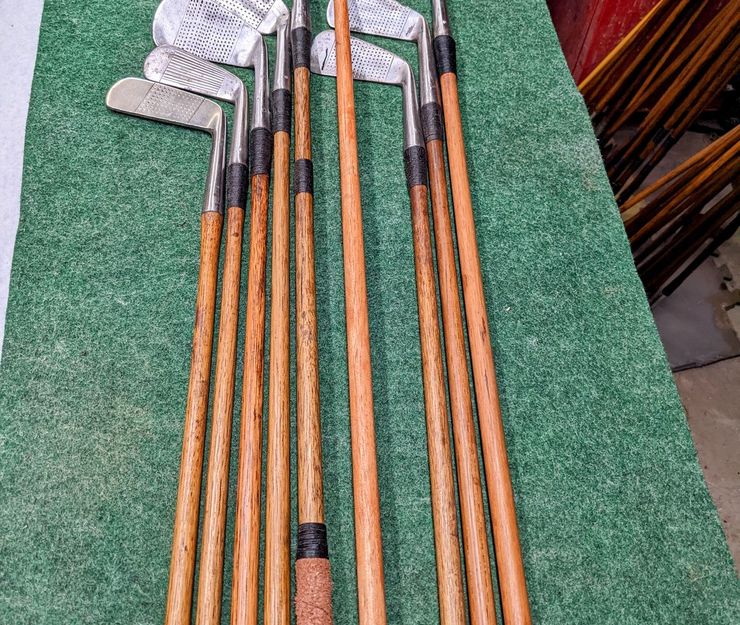 hickory shaft golf clubs