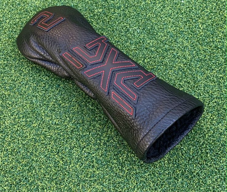 PXG 2 Wood Headcover - Leather Black Red Stitch – Golfstix