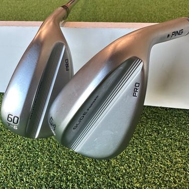 Ping 2022 Glide Forged Pro Wedges – 54/S10, 60/T6 - BK Dot - BB&F Ferrules - Like New