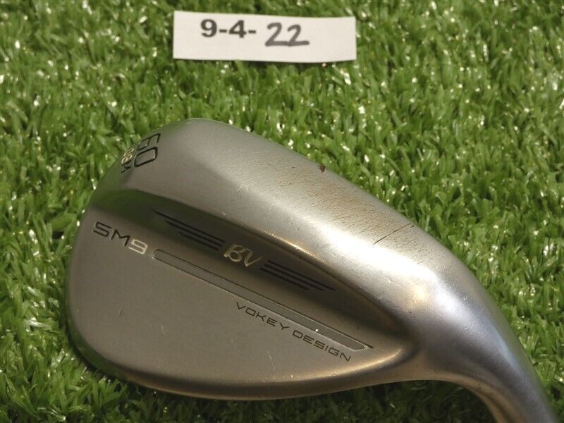 Titleist Vokey SM9 Tour Chrome 60* 08* Lob Wedge M Grind Dynamic 