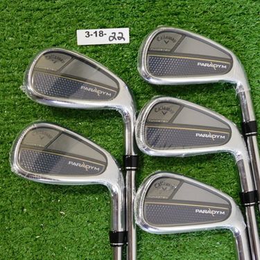 Callaway Paradym Forged Irons 5-9 (No P Wedge) Elevate MPH 95 Regular Steel New