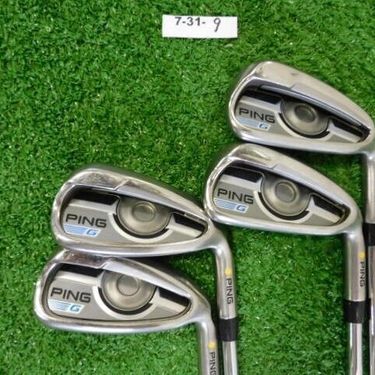 PING G Irons 6-9 (No P Wedge) AWT 2.0 Regular Steel Yellow Dot 1.5* Upright