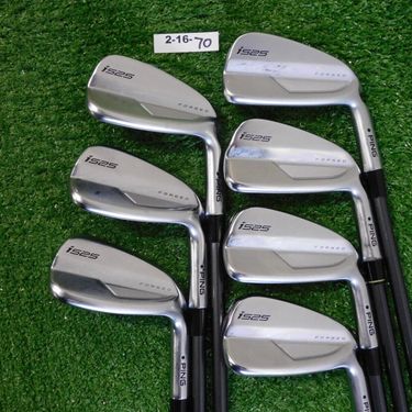 PING i525 Forged Retro Spec Irons 5-U TFC 80 Lite Senior Graphite Blk Undersize