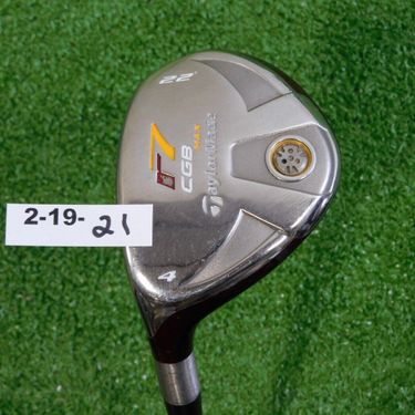 TaylorMade R7 CGB Max Rescue 22* Left Hand 4 Hybrid REAX 55 Stiff Graphite