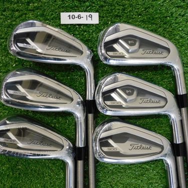 Titleist 2021 T300 Irons 6-P, 48* W SteelFiber i110 Extra Stiff Graphite Mid New