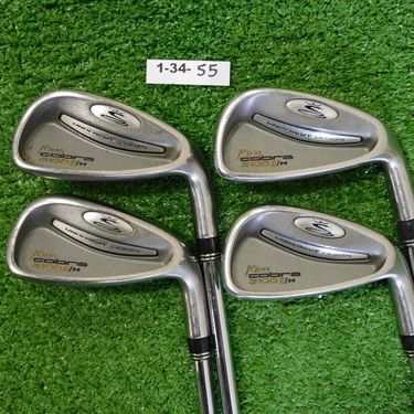 Cobra 3100 I/H Irons 6-9 (No P Wedge) NS Pro 1030H Stiff Steel