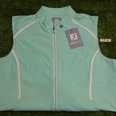 FootJoy Womens TempoSeries Golf Vest Aqua Blue Small 30698