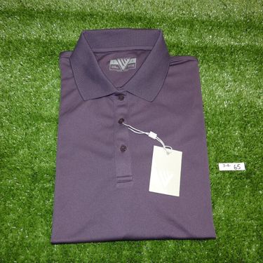 Levelwear Women's Lotus CC Logo Golf Shirt Purple Large