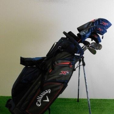 Callaway XR 13-Piece Navy/Grey Regular Graphite RH Golf Set with Cart Bag New