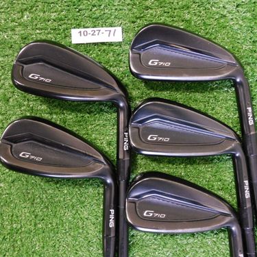 PING G710 Irons 6-W Alta CB Regular Graphite Black Dot