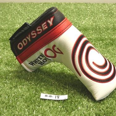 Odyssey White Hot OG Blade Putter Headcover White/Black/Red New