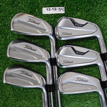 Titleist 2021 T200/620 CB Forged Irons 5-P Project X 6.0 Stiff Steel Excellent