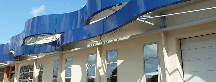 Prepainted metal design example