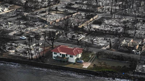 Fire-resistant metal roof