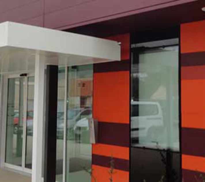 Sustainable metal roofing on a building