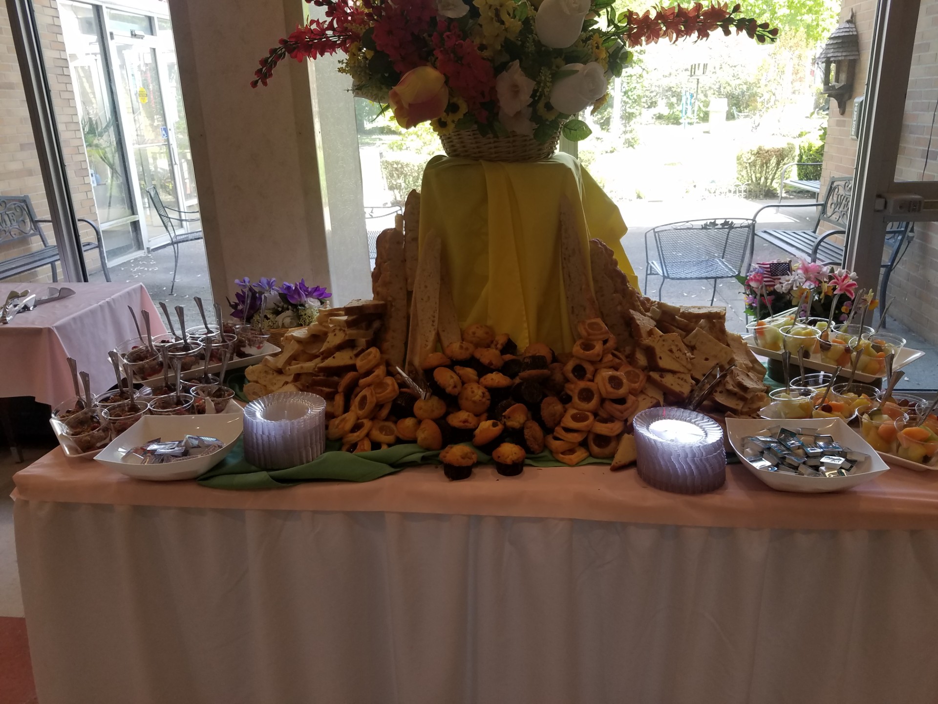 Mothers Day Bread Table