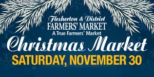 Flesherton and District Farmers' Market Christmas Market November 30