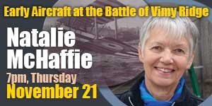 Natalie McHaffie: Early Aircraft at the Battle of Vimy Ridge