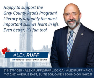 Alex Ruff supports reading.