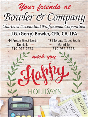 Bowler and Company wish you Happy Holidays.